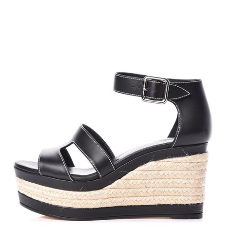 Hermès Ilana Wedge Sandals 